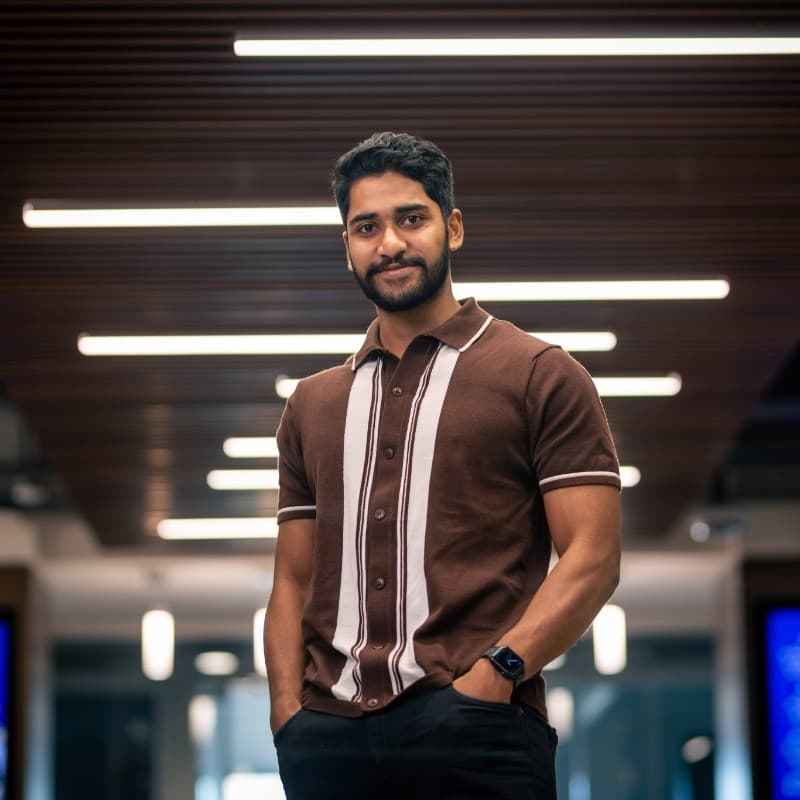 Arya Teja Rudra Raju working on AI architecture